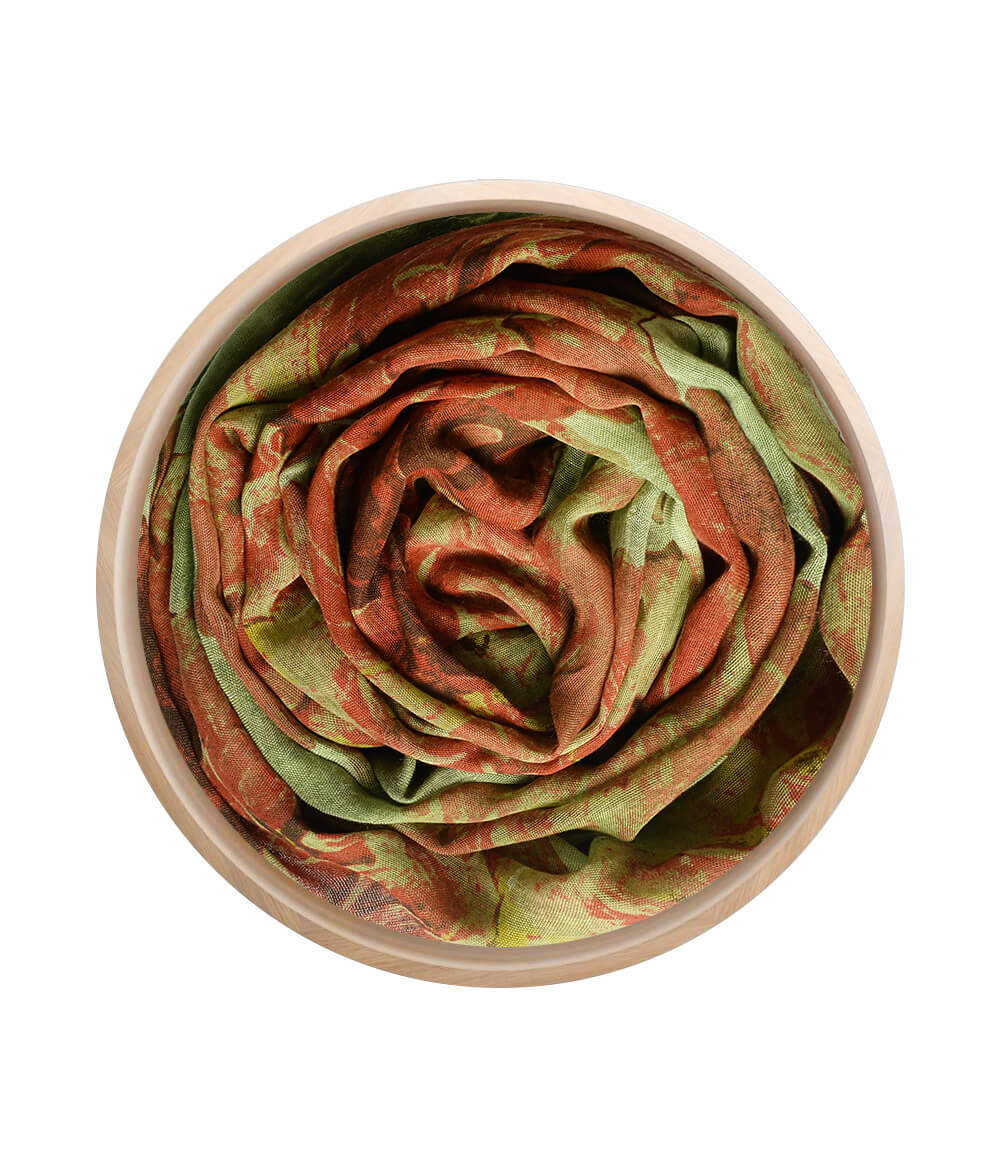 Alma Tadema 15 Florence Art Collection Linen Dark Green Bamboo Scarves by Mar Soreli – Don't Panic Shoes