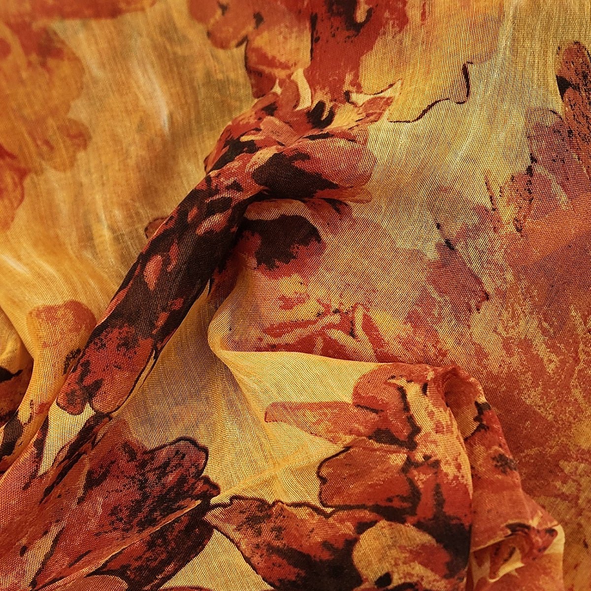 Alma Tadema Ocra 39 Silk Ocra Print Handcrafted Florence Bamboo Scarves by Mar Soreli – Don't Panic Shoes