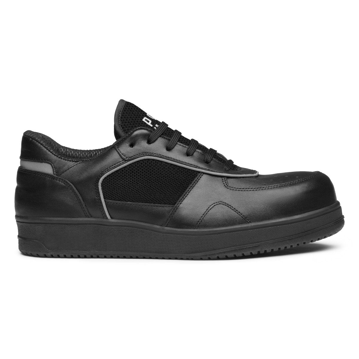 Aluminum Toe Tennis Shoe Action Black by Proxon Premium Workwear – Don't Panic Shoes