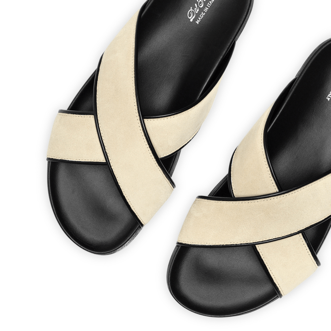 Amalfi CroSsover Sandal Men’s Calf Leather Suede Cushioned Men's Footwear by Del Toro Shoes – Don't Panic Shoes