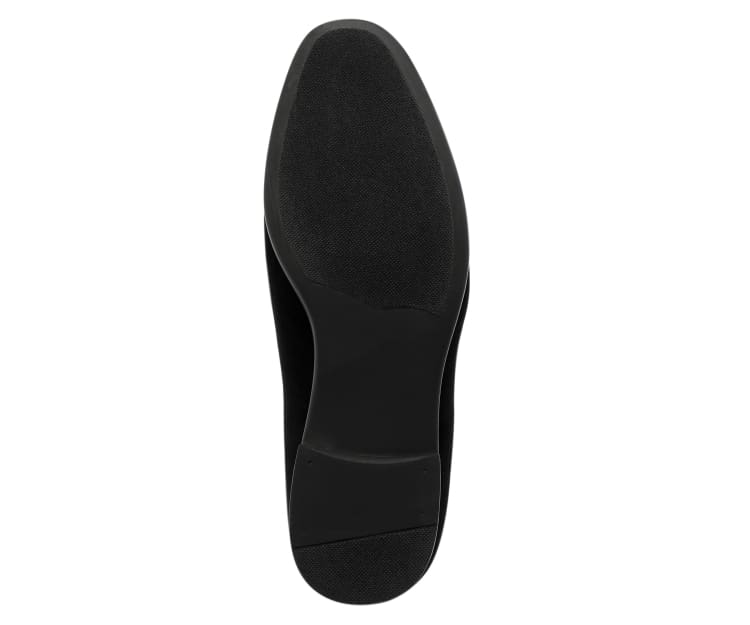 Amali Antonio Men's Black Royal Slip On Dress Shoes Smoking Slippers by Amali – Don't Panic Shoes