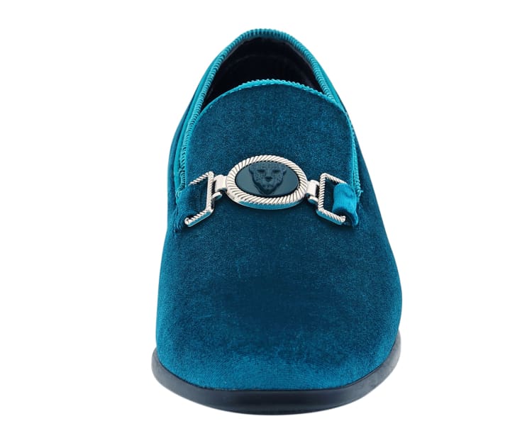 Amali Antonio Regal Velvet Smoking Slippers For Men Velvet Smoking Slippers by Amali – Don't Panic Shoes