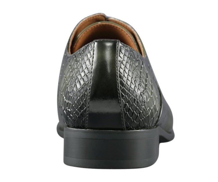 Amali Burke Men's Olive Green Leather Sophisticated Elegant Oxfords Oxfords by Amali – Don't Panic Shoes