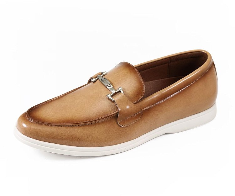 Amali Cahill ClaSsic Loafers Men’s Leather Beige Loafers by Amali – Don't Panic Shoes