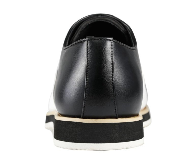 Amali Camden Classic Oxford Dress Shoes Men's Black And White Oxfords by Amali – Don't Panic Shoes