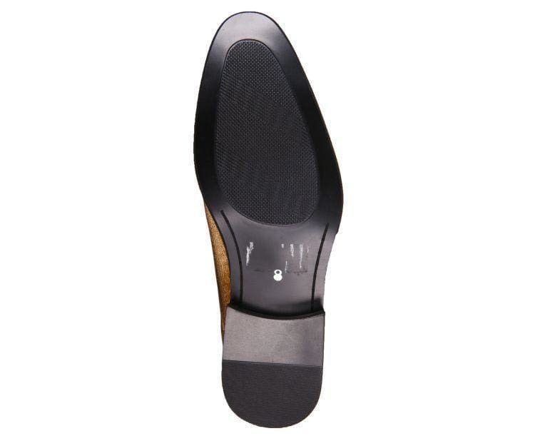 Amali Chadwick Gold Men’S Velvet Paisley Loafers Oxfords by Amali – Don't Panic Shoes