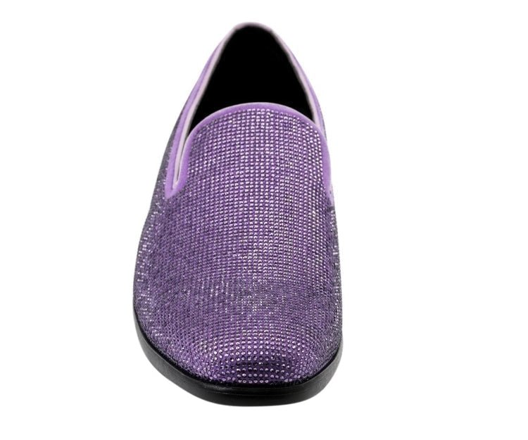 Amali Dazzle Lavender Smoking Slippers by Amali – Don't Panic Shoes