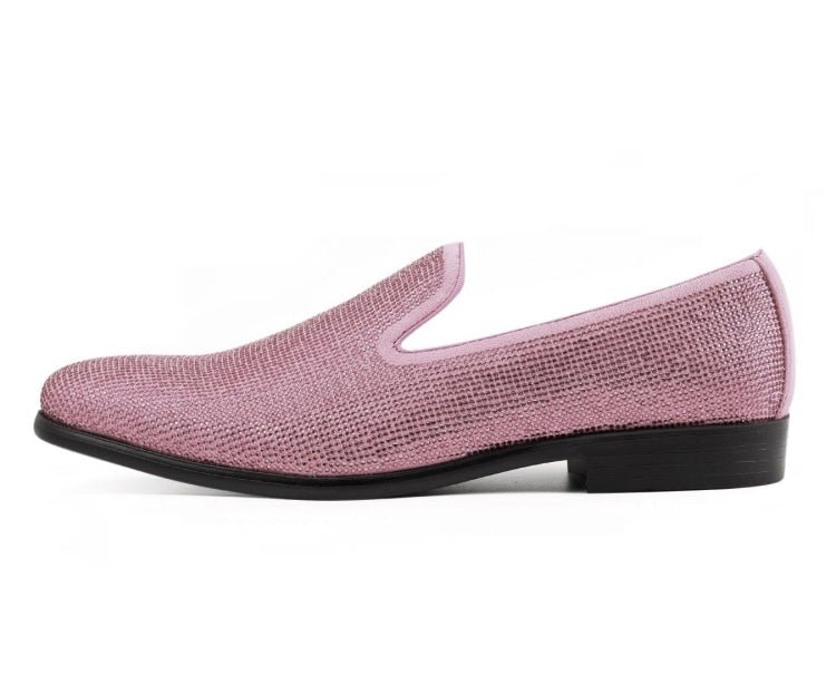 Amali Dazzle Pink Smoking Slippers by Amali – Don't Panic Shoes