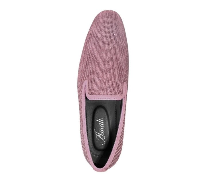 Amali Dazzle Pink Smoking Slippers by Amali – Don't Panic Shoes