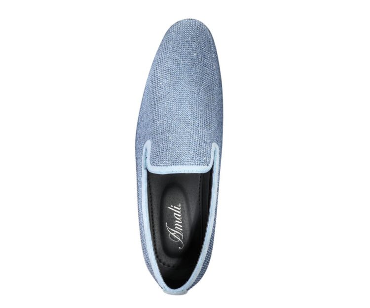 Amali Dazzle Sky Smoking Slippers by Amali – Don't Panic Shoes