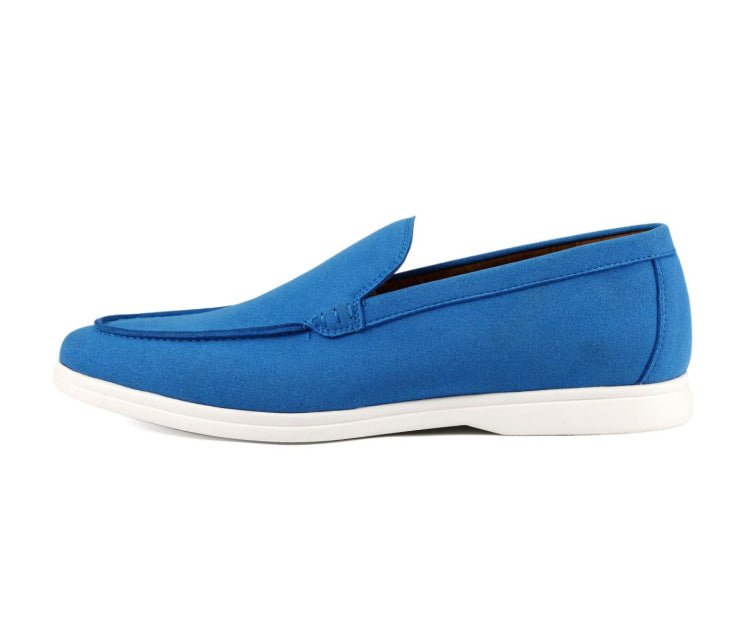 Amali Deniz Elegant Blue Slip On LoaferS Men’s 2023 Loafers by Amali – Don't Panic Shoes