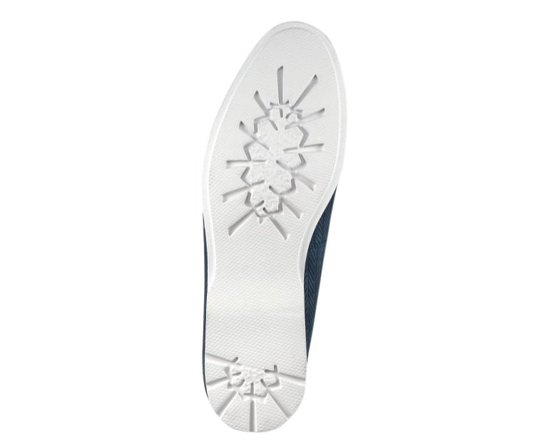 Amali EliaS Blue Herringbone Loafers Men’s Casual Slip On Loafers by Amali – Don't Panic Shoes