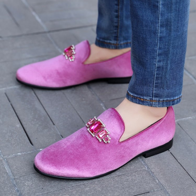 Amali Fabio Fuchsia Smoking Slippers by Amali – Don't Panic Shoes