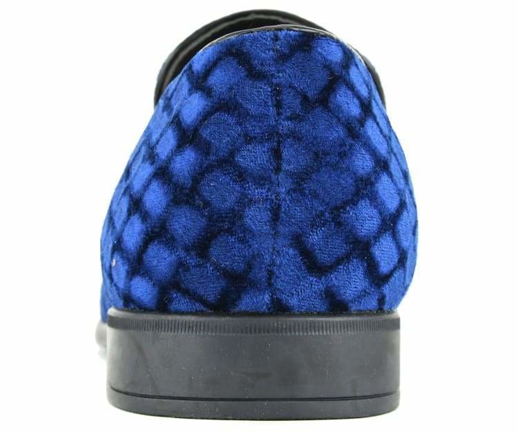 Amali Felix Navy Women’S Velvet Smoking Slippers Smoking Slippers by Amali – Don't Panic Shoes