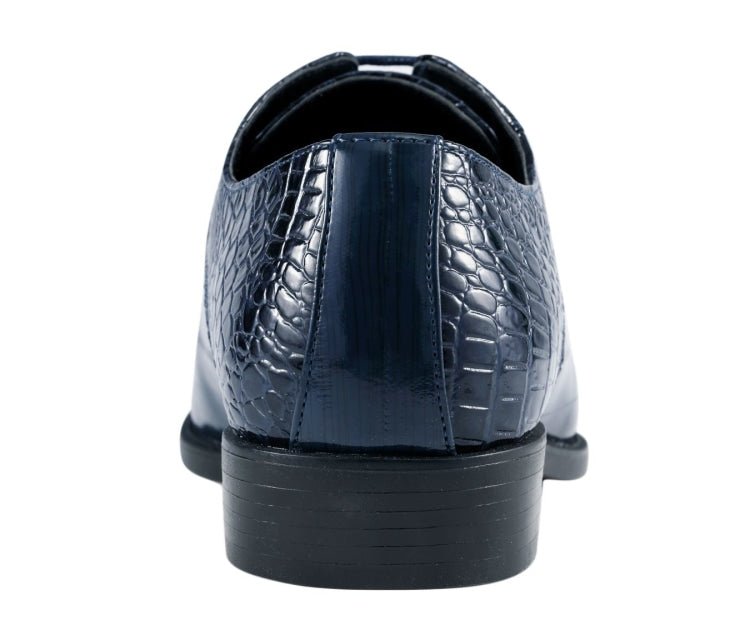 Amali Harvey Croc Men's Exotic Leather Dress Shoes Oxfords by Amali – Don't Panic Shoes