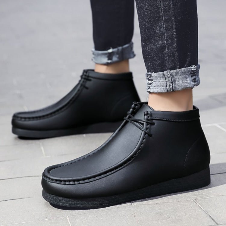 Amali Jason 2 Men's Black Leather Limited Edition Ankle Boots Boots by Amali – Don't Panic Shoes