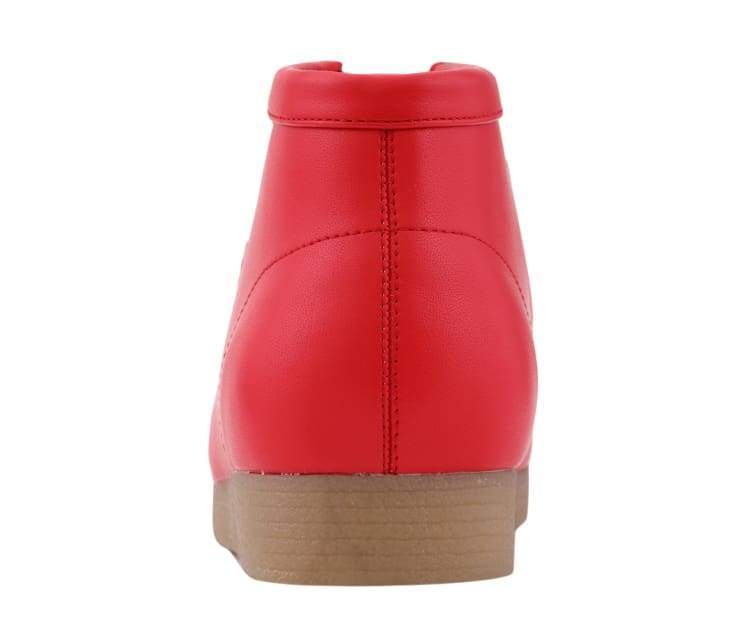 Amali Jason 2 Men's Bright Red Suede Limited Edition Ankle Boots Boots by Amali – Don't Panic Shoes