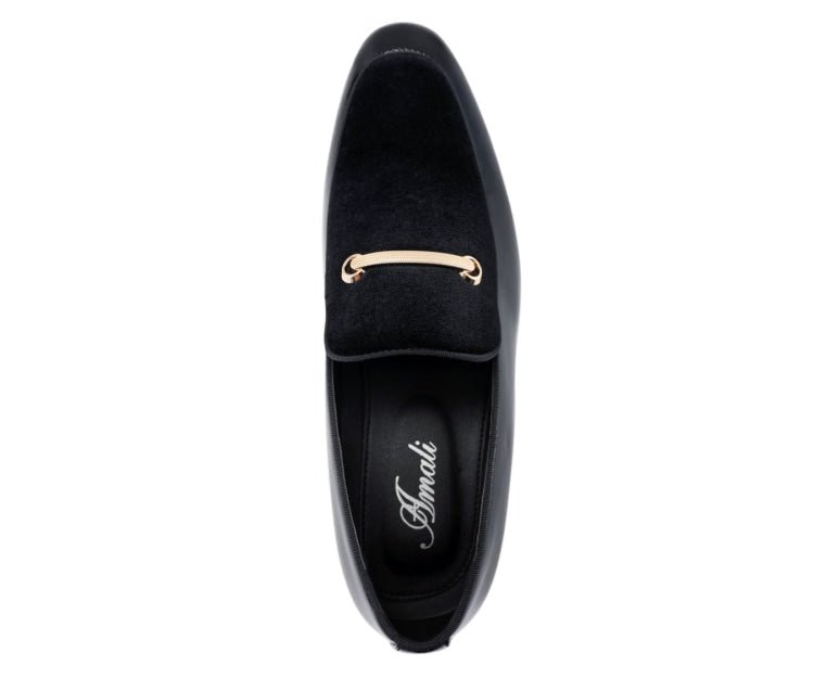 Amali Men's Andrew Black Loafers by Amali – Don't Panic Shoes
