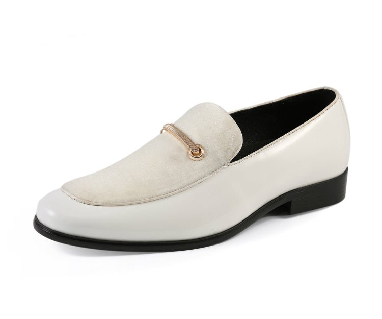 Amali Men's Andrew Cream Loafers by Amali – Don't Panic Shoes