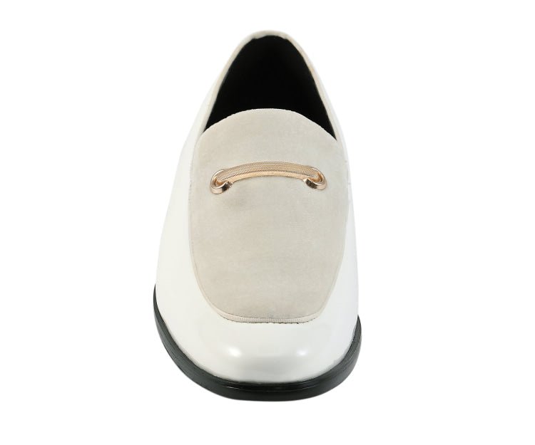 Amali Men's Andrew Cream Loafers by Amali – Don't Panic Shoes