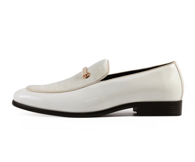 Amali Men's Andrew Cream Loafers by Amali – Don't Panic Shoes