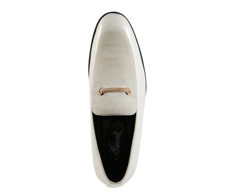 Amali Men's Andrew Cream Loafers by Amali – Don't Panic Shoes