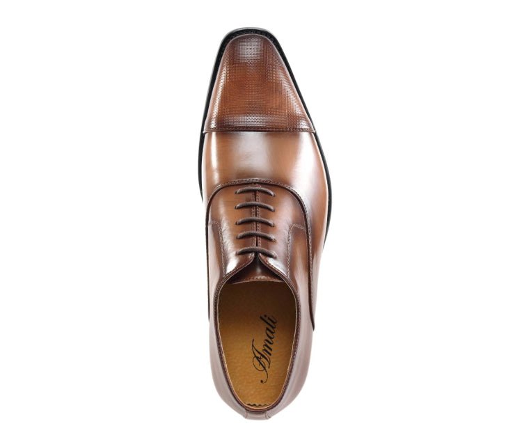 Amali Men's Conrad Brown Oxfords by Amali – Don't Panic Shoes
