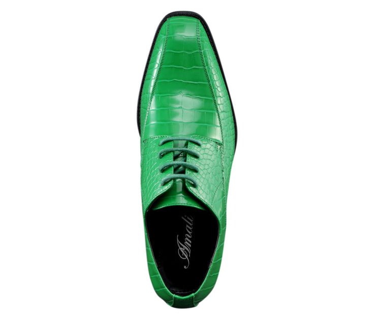 Amali Men's Harvey Green Oxfords by Amali – Don't Panic Shoes
