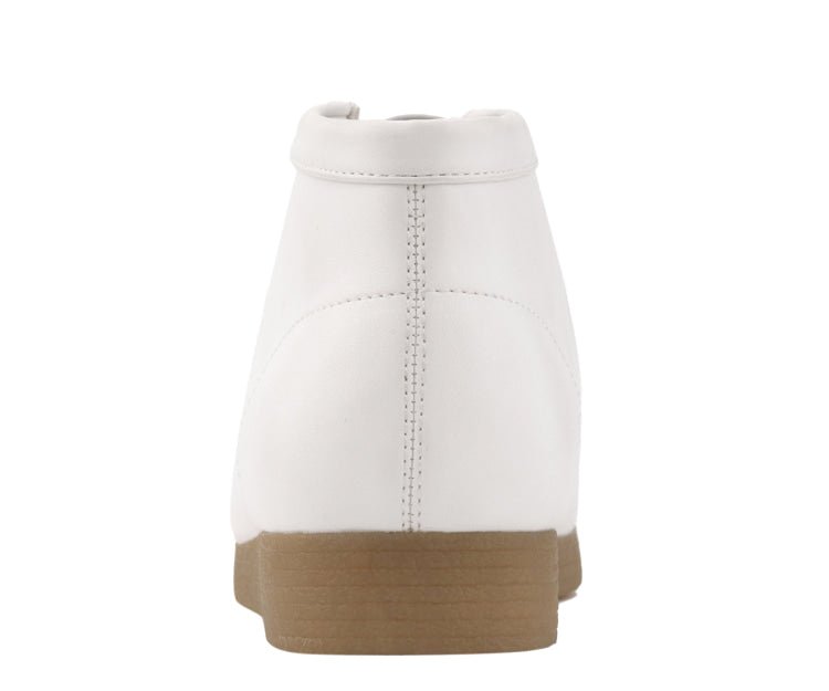 Amali Men's Jason2 White (Smooth) Boots by Amali – Don't Panic Shoes