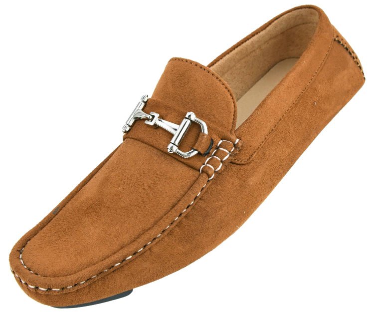 Amali Men's Walken Cognac Driving Moccasins by Amali – Don't Panic Shoes