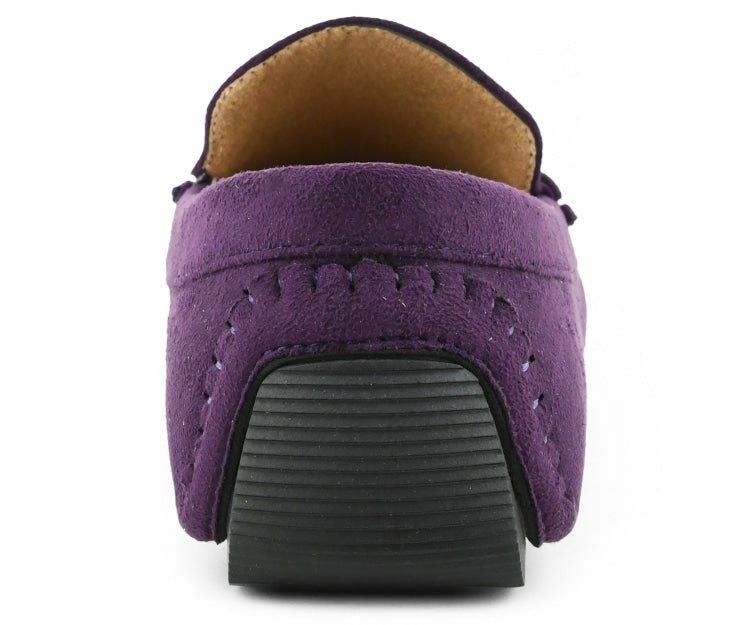 Amali Men's Walken Purple Driving Moccasins by Amali – Don't Panic Shoes