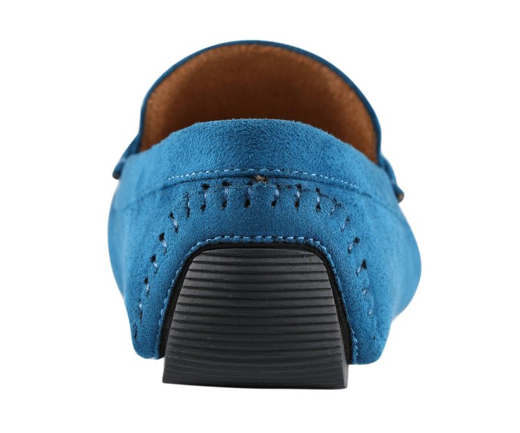 Amali Men's Walken Teal Driving Moccasins by Amali – Don't Panic Shoes