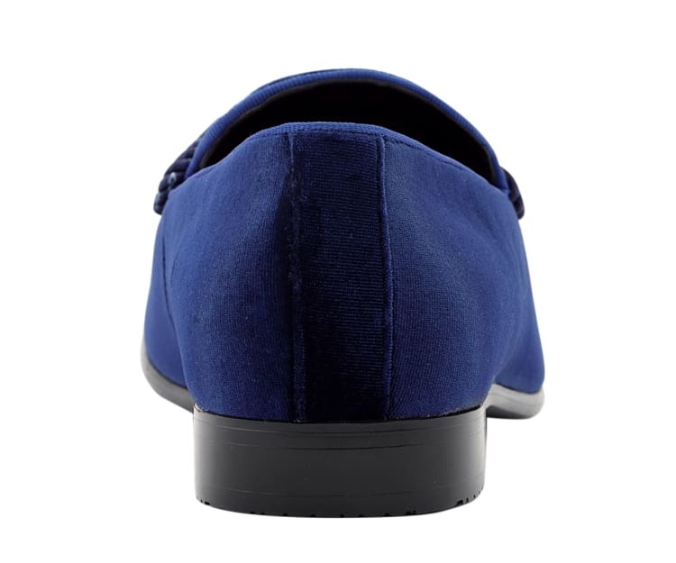 Amali Ornate Velvet Smoking Slippers For Men Black Velvet Smoking Slippers by Amali – Don't Panic Shoes