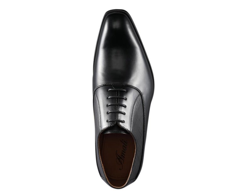 Amali OSo Classic Elegance Men’s Leather Black Oxfords Oxfords by Amali – Don't Panic Shoes