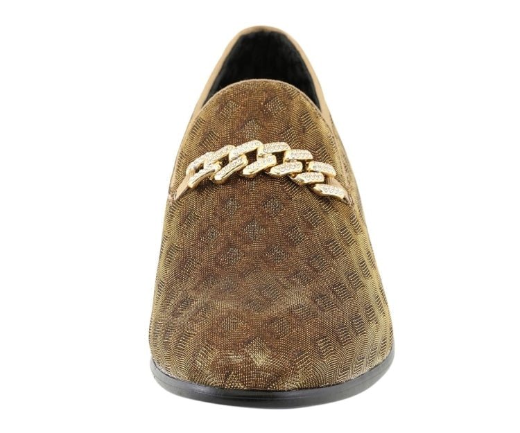 Amali Parker Luxe Gold Women’S Leather Handbag 123456789 Loafers by Amali – Don't Panic Shoes