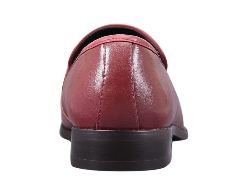 Amali Rian Red Luxe LoaferS Men’s Leather Loafers by Amali – Don't Panic Shoes