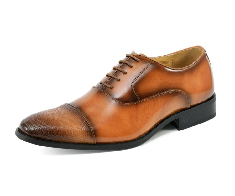Amali ShoeS Conrad Tan Men’s Leather Oxfords Oxfords by Amali – Don't Panic Shoes