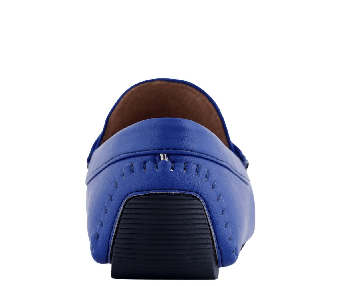 Amali Trentino Luxe Slip On LoaferS Men’s Blue Moccasins Driving Moccasins by Amali – Don't Panic Shoes