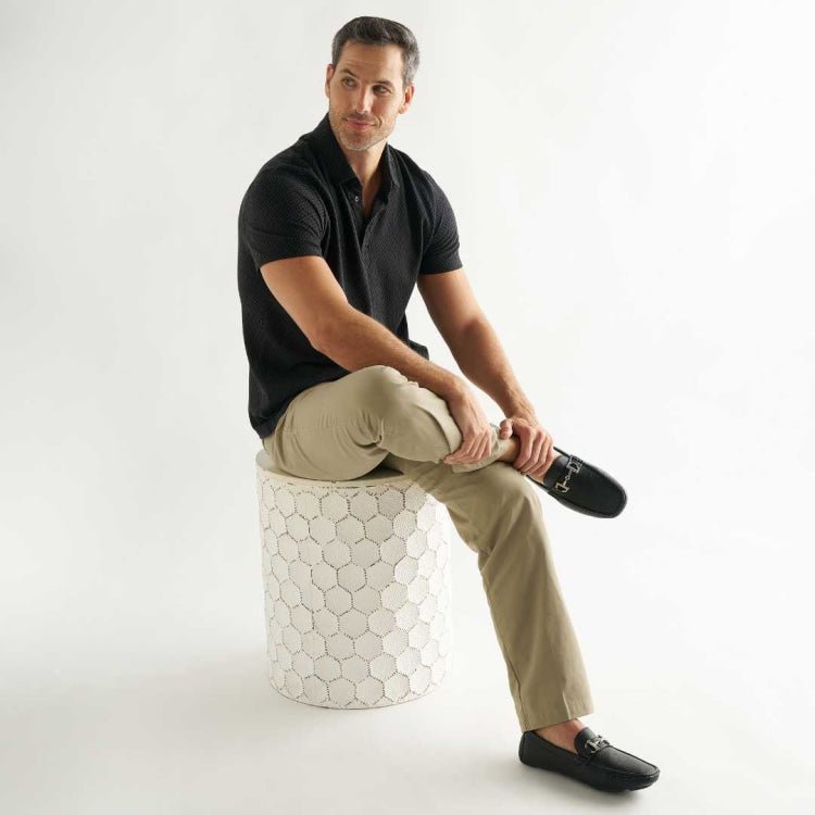 Amali Vibrant Driving Shoe Men’S Soft Perforated Slip On Driving Moccasins by Amali – Don't Panic Shoes