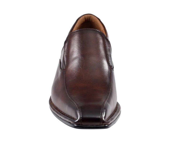 Amali Victor Slip On Luxury LoaferS Men’s Leather Brown Loafers by Amali – Don't Panic Shoes