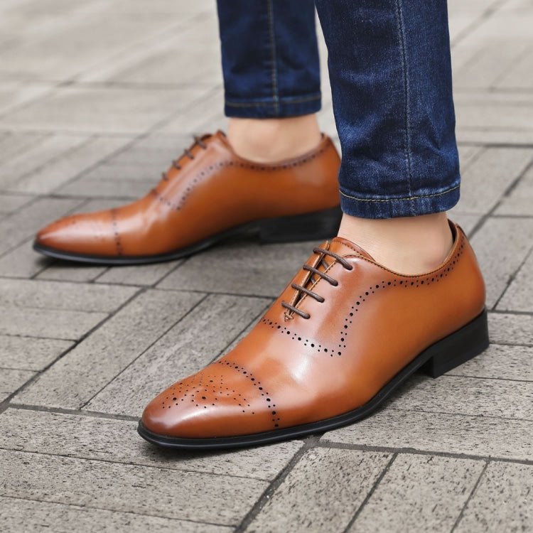Amali Wyatt Cognac Oxfords by Amali – Don't Panic Shoes