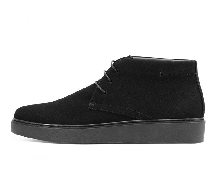 Amali Zale Men’S Black Suede Chukka Boots Boots by Amali – Don't Panic Shoes