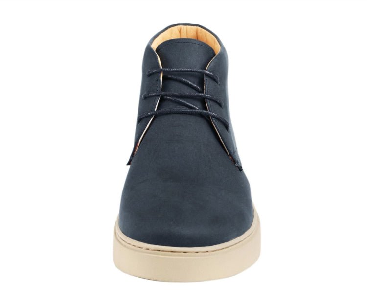 Amali Zale Men’S Chukka Boots Blue Suede Boots by Amali – Don't Panic Shoes