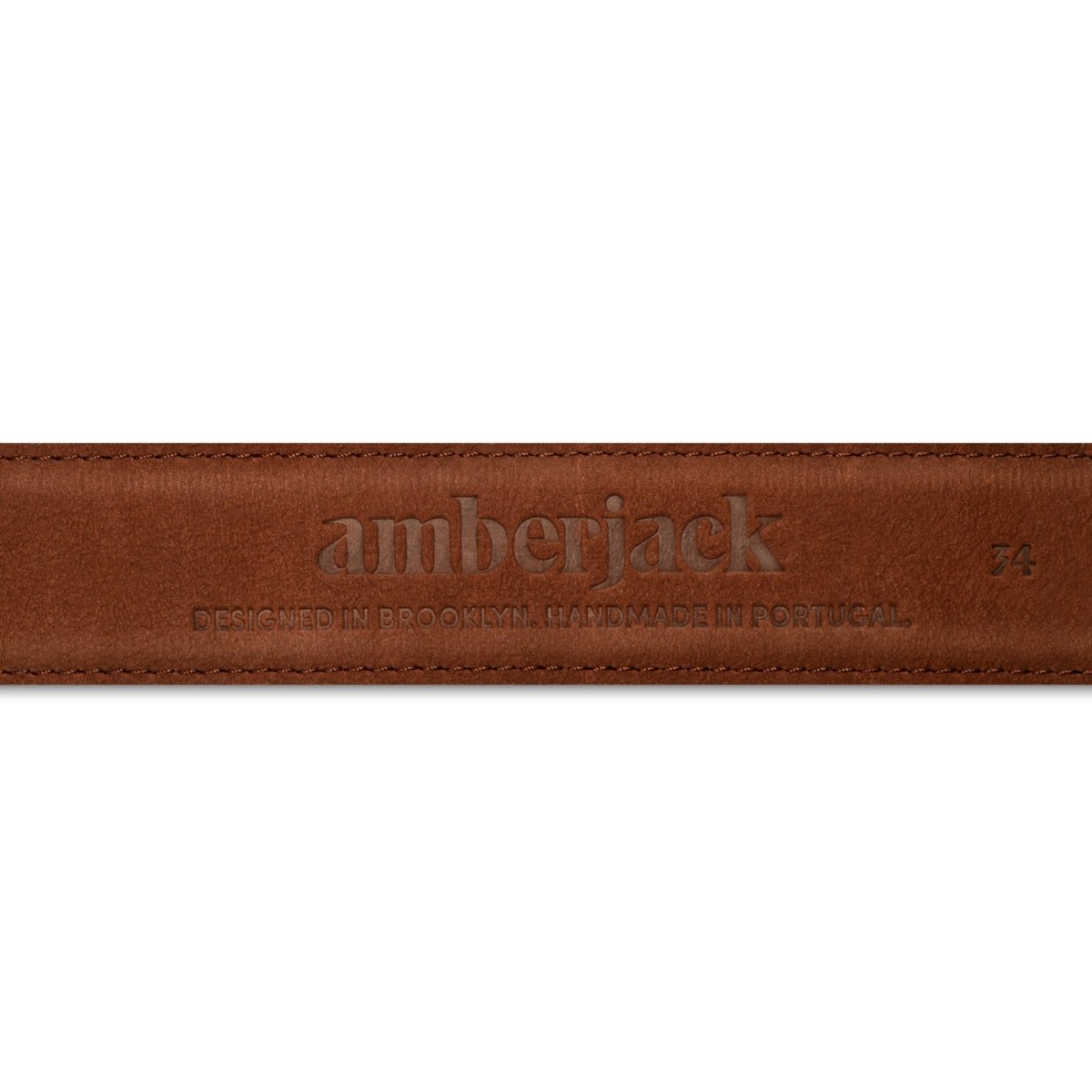 Amberjack Classic Leather Belt Men's Leather Chestnut Belts by Amberjack – Don't Panic Shoes
