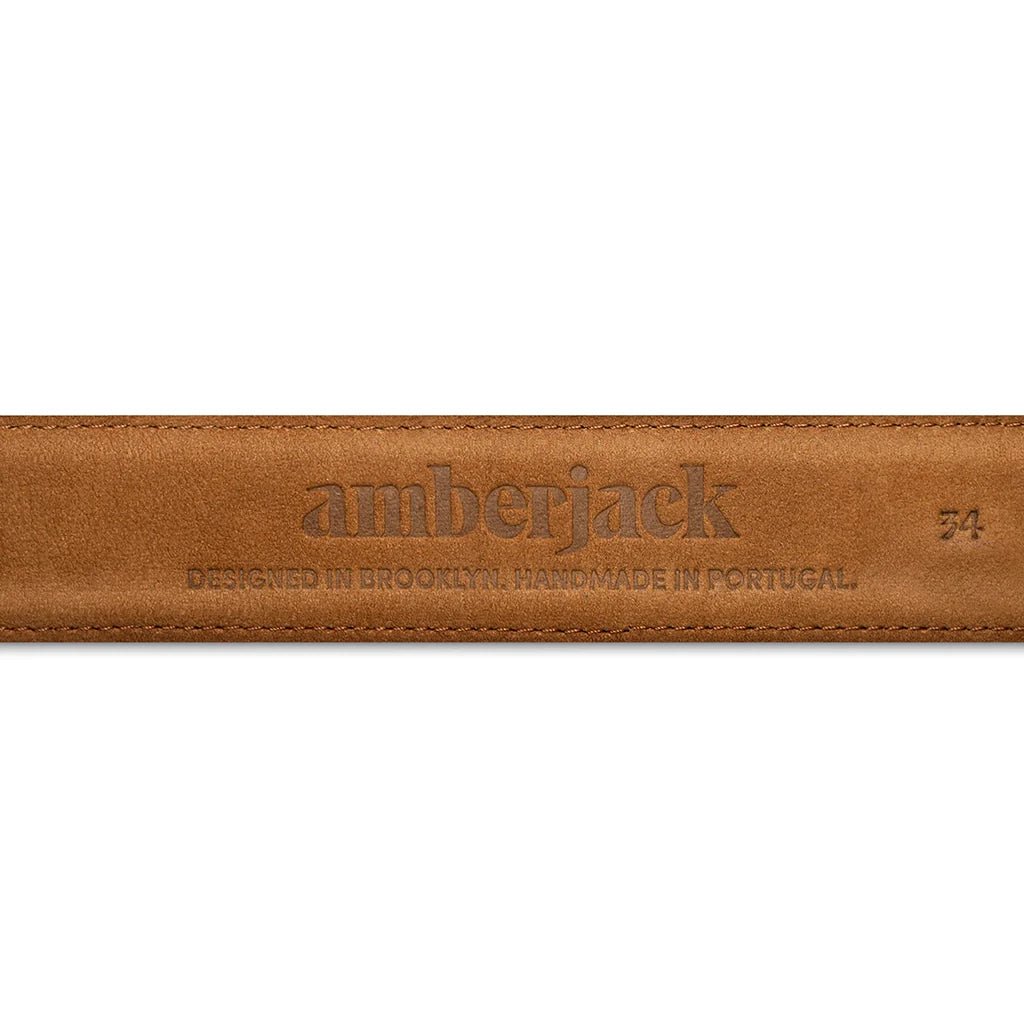 Amberjack Full Grain ClaSsic Belt Men’s Leather Honey Belts by Amberjack – Don't Panic Shoes