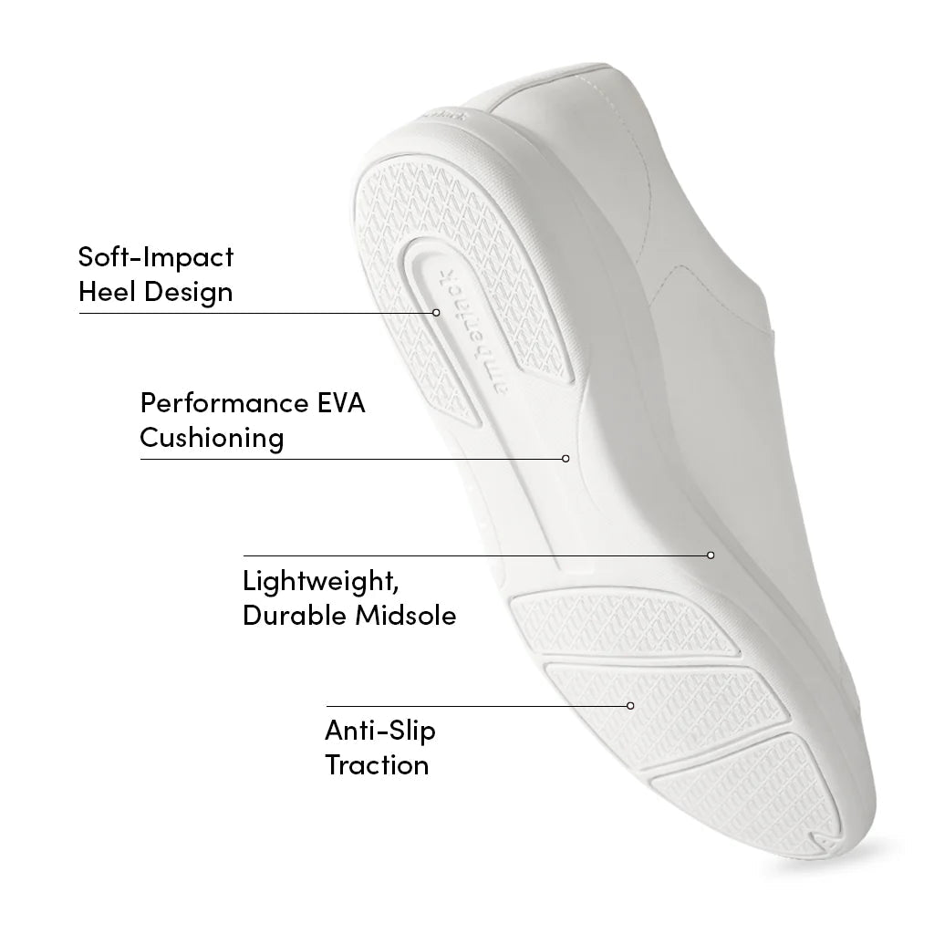 Amberjack Low Top Sneaker Men's Ivory White Leather Men's Dress Shoes by Amberjack – Don't Panic Shoes