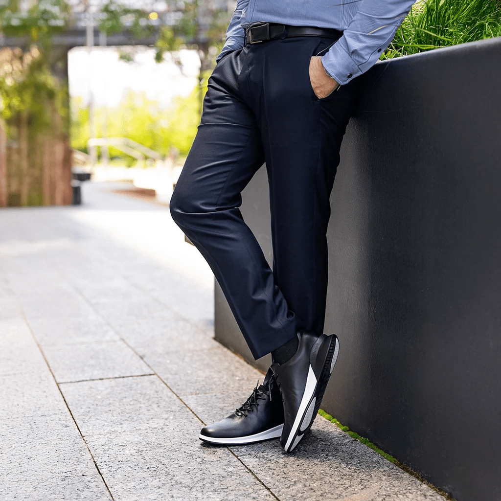 Amberjack - Men's Whole Cut Hybrid Onyx Premium Shoes Men's Dress Shoes by Amberjack – Don't Panic Shoes