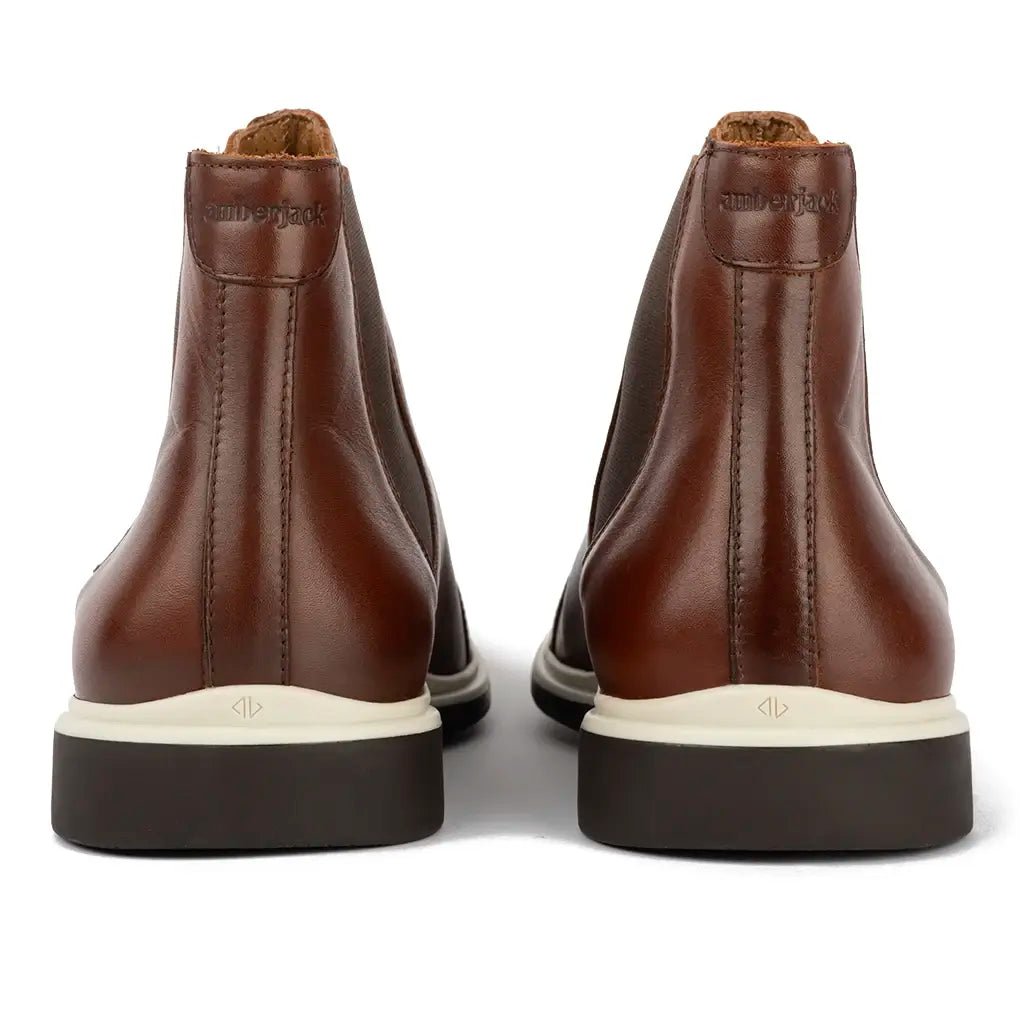 Amberjack The Chelsea Boot Classic Everyday Men's Coffee Men's Chelsea Boots by Amberjack – Don't Panic Shoes