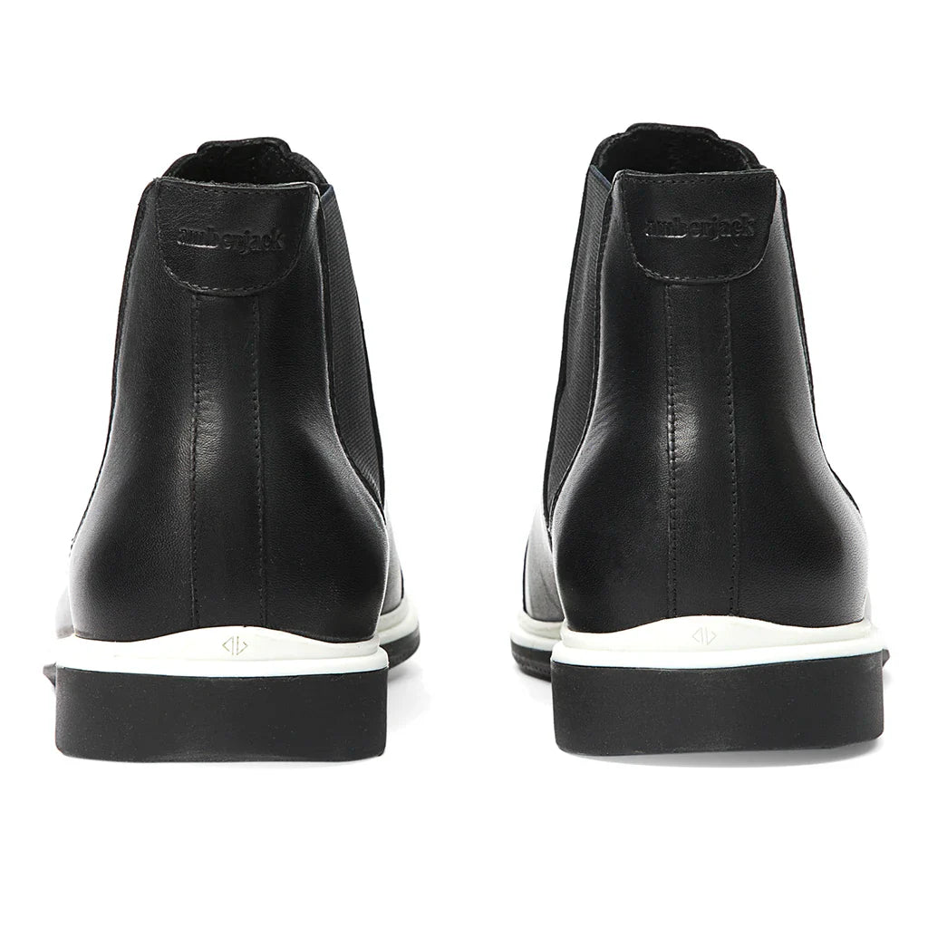 Amberjack The Chelsea Men's Full Grain Leather Onyx Men's Chelsea Boots by Amberjack – Don't Panic Shoes