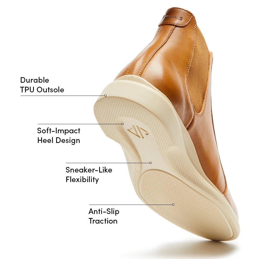 Amberjack The ChelSea Men’s Honey And Cream Footwear Men's Chelsea Boots by Amberjack – Don't Panic Shoes